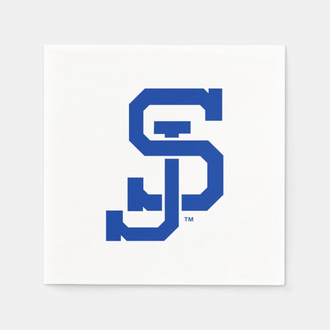 SJ Spartans Logo Serviette (Vorderseite)