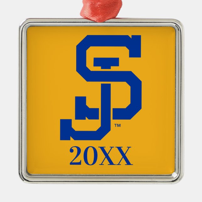 SJ Spartans Ornament Aus Metall (Vorne)