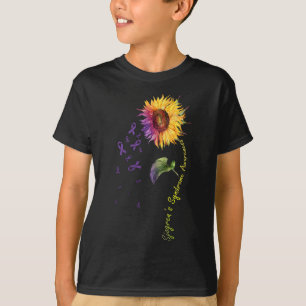 Sjogren-Syndrom-Bewusstsein Sonnenblume T-Shirt