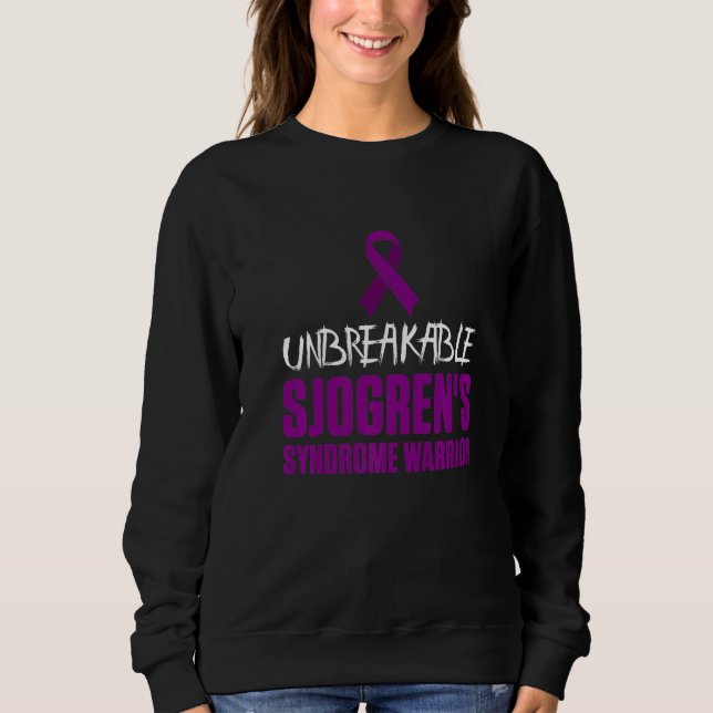 Sjogren's Syndrome Survivor Slow Warrior  1 Sweatshirt (Vorderseite)