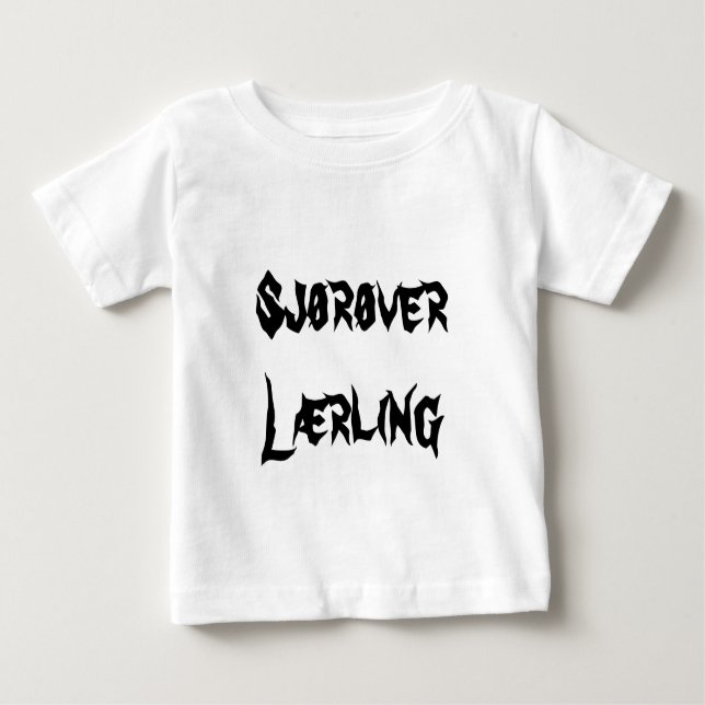 Sjørøver lærling, Piratenlehrling im Norwegischen Baby T-shirt (Vorderseite)