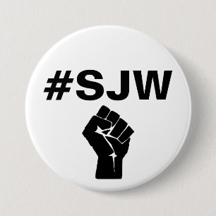 #SJW Gerechtigkeits-Krieger Button