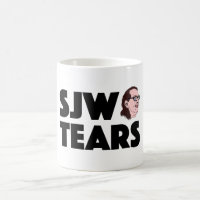SJW zerreißt rückläufige links liberale Tasse