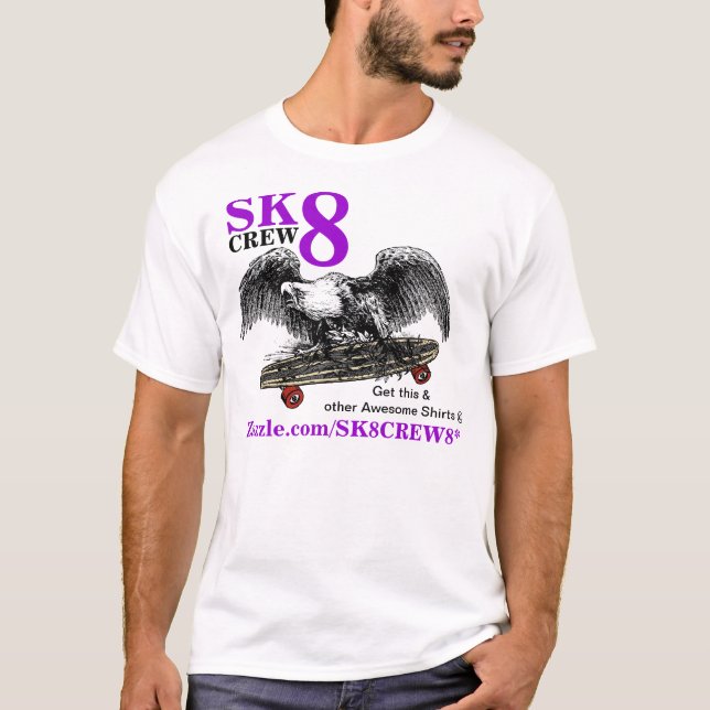 SK8 CREW 8 T-Shirt (Vorderseite)
