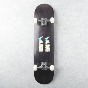 Sk8 oder Die! Olli Skater Vintag für Skateboarder Aufkleber