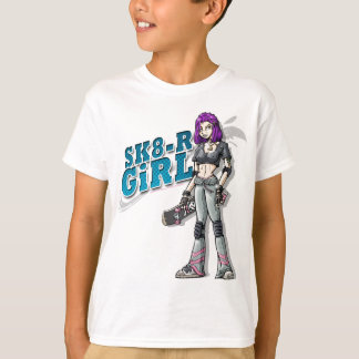 SK8-R Girl-Shirt für Mädchen T-Shirt