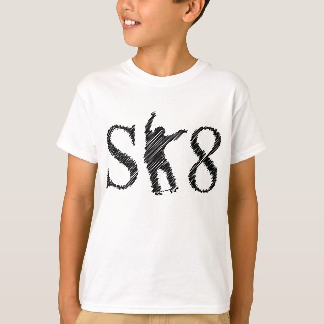 SK8-Skater T-Shirt (Vorderseite)