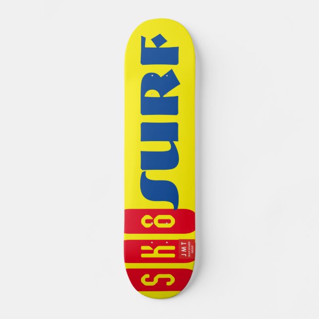 SK8 SURF OFFIZIELLES Skateboard (Vorderseite)