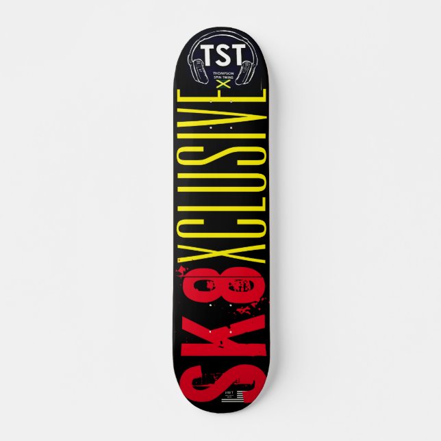 SK8 XCLUSIVE 7 3/4" Skateboarddecke Skateboard (Vorne)