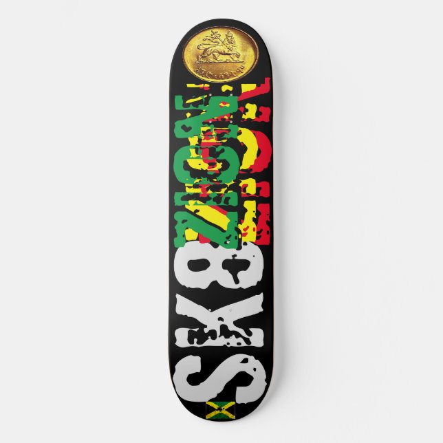 SK8 ZION 8 1/2" Skateboarddecke Skateboard (Vorderseite)