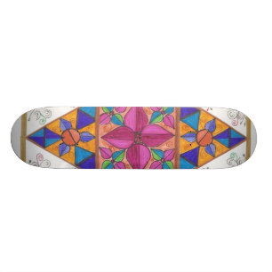 Sk8er Geometrie-Kunst Sk8Board Skateboard