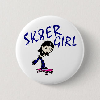 sk8er Mädchen Button