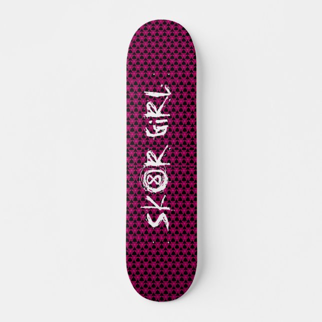 SK8R Mädchen-Skateboard Skateboard (Vorne)