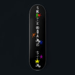 "Sk8teboard St*r" Skateboard<br><div class="desc">Das Skateboard "Sk8teboard St*r" ist ein cooles und einzigartiges Motherboard für jede Sk8teboard St*r! Die Skateboards von Zazzle sind in 8 verschiedenen Stilen auf dem nordamerikanischen Ahorn aus lokaler Produktion erhältlich und werden mit beruflichen Qualitätsstandards entworfen, die dem härtesten Skaten standhalten! Mit Ihrem ersten Skateboard-Kauf erhalten Sie das Griffband frei!...</div>