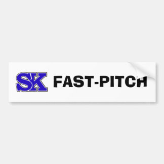 SK FAST-PITCH AUTOAUFKLEBER