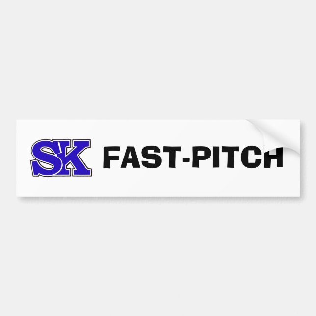 SK FAST-PITCH AUTOAUFKLEBER (Vorne)
