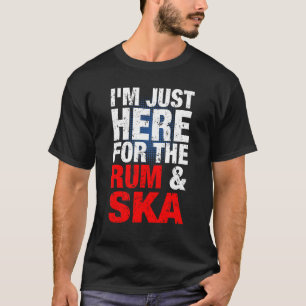 Ska and Rum Music is Life Ska Reggae Punk Sco T-Shirt