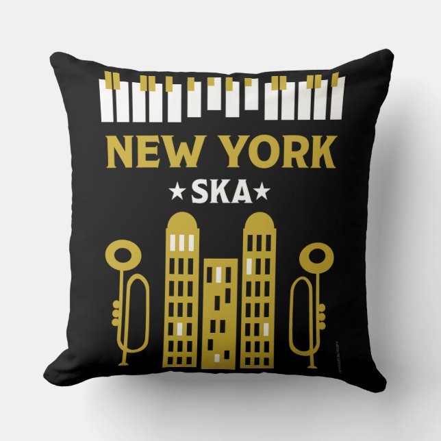 Ska Jazz Music Kissen (Vorderseite)