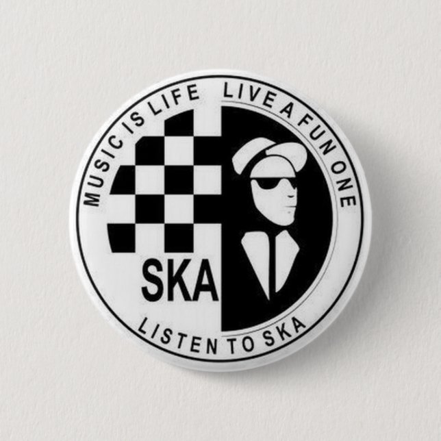 ska Knopf Button (Vorderseite)