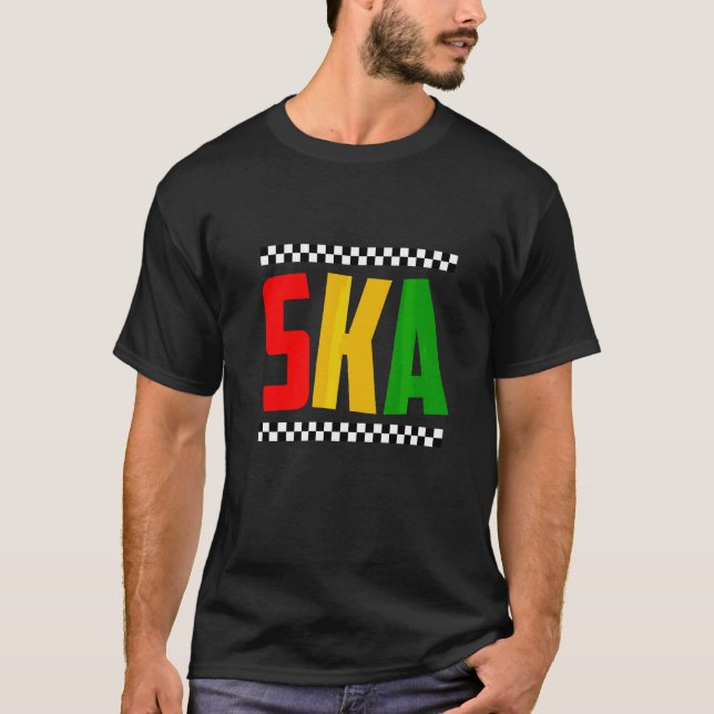 Ska Music Is Life Ska Reggae Punk Sco T-Shirt (Vorderseite)