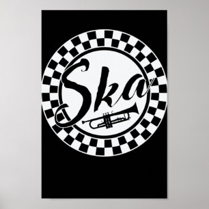 Ska Musik Trompete Swing Jazz Musikstil Poster