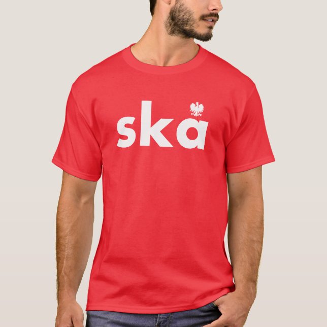 SKA Polnischer Nachname Tshirt (Vorderseite)