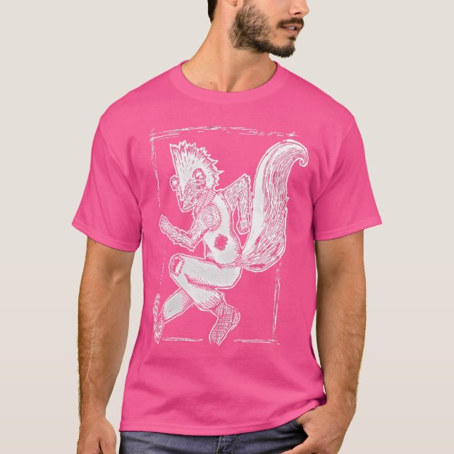 Ska Punk Dancing Skunk T-Shirt (Vorderseite)
