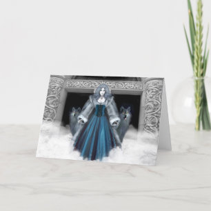 Skadi Grußkarte 1 durch Nellis Eketorp Karte