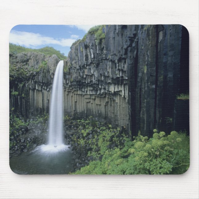 Skaftafell Nationalpark, Wasserfall Svartifoss, Mousepad (Vorne)