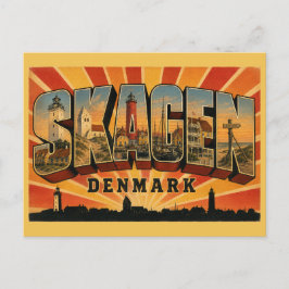 Skagen Dänemark Leuchtturm Postkarte