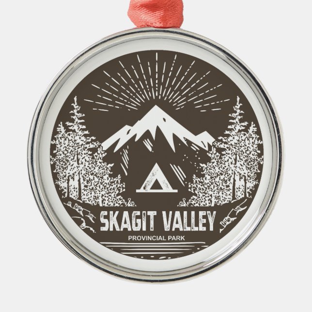 Skagit Valley Provincial Park Ornament Aus Metall (Vorne)