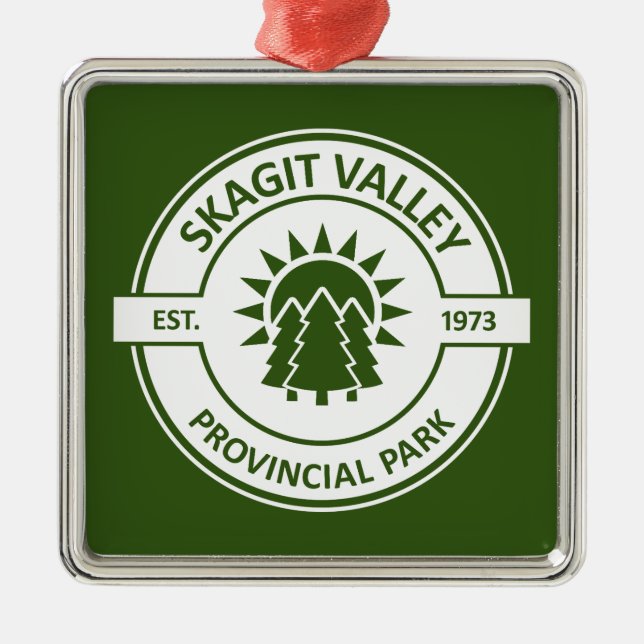 Skagit Valley Provincial Park Ornament Aus Metall (Vorne)