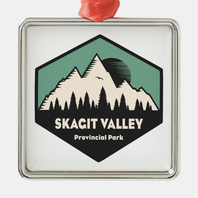 Skagit Valley Provincial Park Ornament Aus Metall (Vorne)