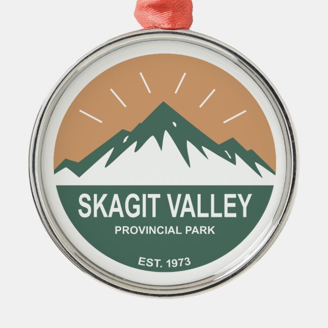 Skagit Valley Provincial Park Ornament Aus Metall (Vorne)