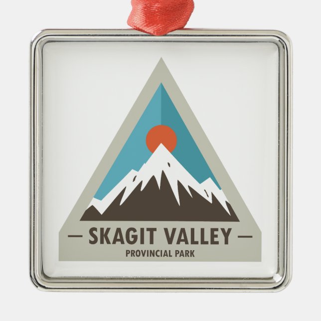 Skagit Valley Provincial Park Ornament Aus Metall (Vorne)