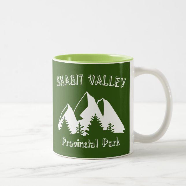 Skagit Valley Provincial Park Zweifarbige Tasse (Rechts)