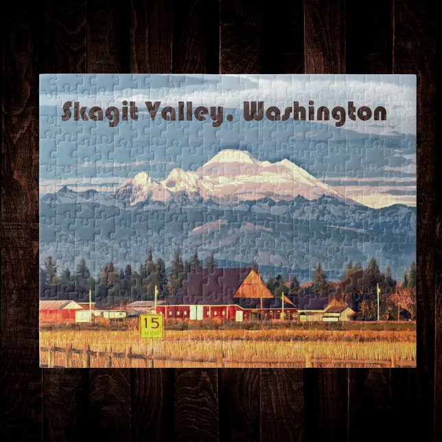 Skagit Valley WA Farm Mount Baker Puzzle (Von Creator hochgeladen)