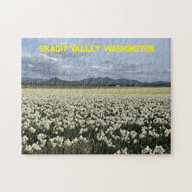 Skagit Valley Washington Narzissenfeld Puzzle (Horizontal)