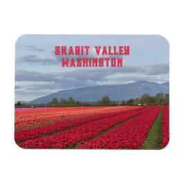 Skagit Valley Washington State Tulpenfeld Kühlschr Magnet