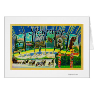 Skagway, Alaska - Große Briefmarkenszenen