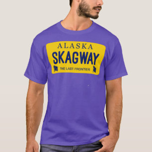 Skagway Alaska Lizenzzeichen Stadt T-Shirt