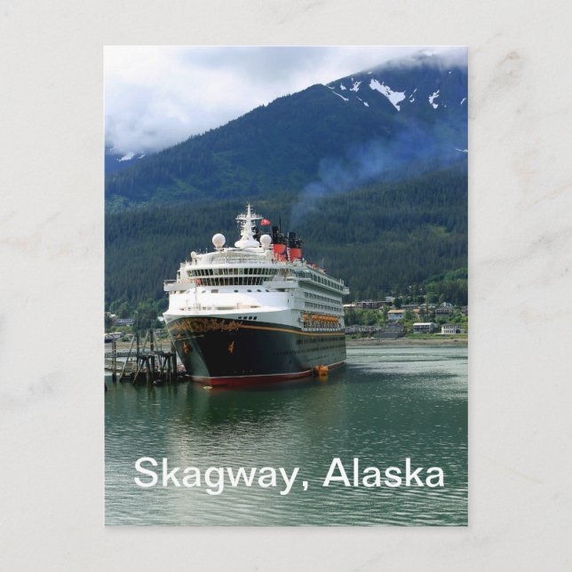 Skagway, Alaska Postkarte (Vorderseite)