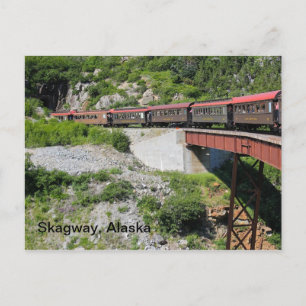 Skagway, Alaska Postkarte