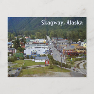 Skagway, Alaska Postkarte