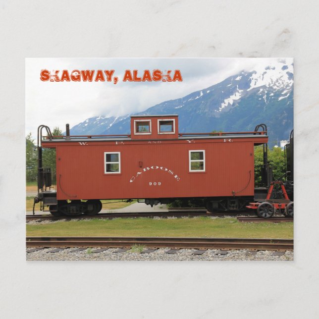 Skagway, Alaska Postkarte (Vorderseite)