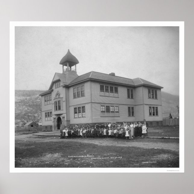 Skagway, Alaska Public School 1906 Poster (Vorne)