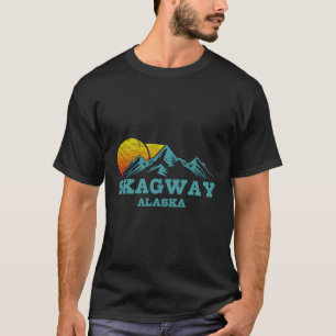 Skagway Alaska Vintage Berge Sunset Souvenir G T-Shirt