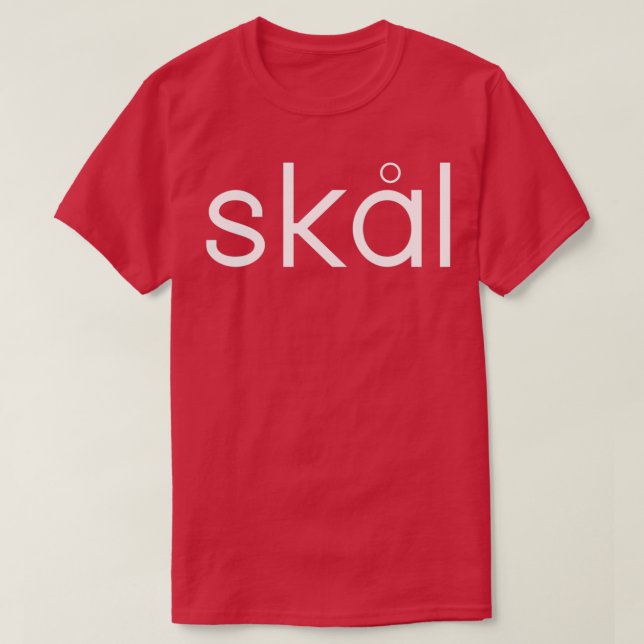 Skal Cheers Nordic Viking Chant T-Shirt (Design vorne)