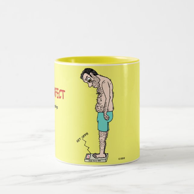 Skala der Gerechtigkeits-Tasse Zweifarbige Tasse (Mittel)