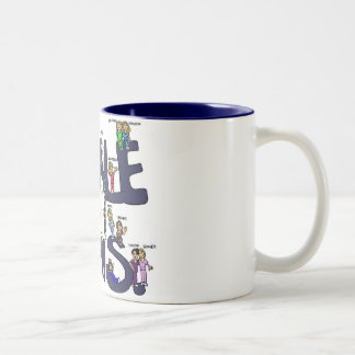 Skala-Dies-Tasse Zweifarbige Tasse